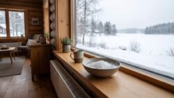 A Bowl of Salt Water by the Window in Winter – The Simple Trick That Works Like Foil