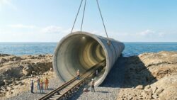 Engineers confirm the ongoing construction of an underwater rail line that will join continents through a deep-sea tunnel