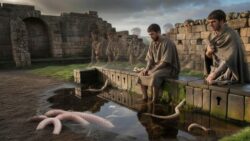 Roman Britain glamour shattered as Hadrian’s Wall toilets reveal soldiers were infested and our admiration is misplaced