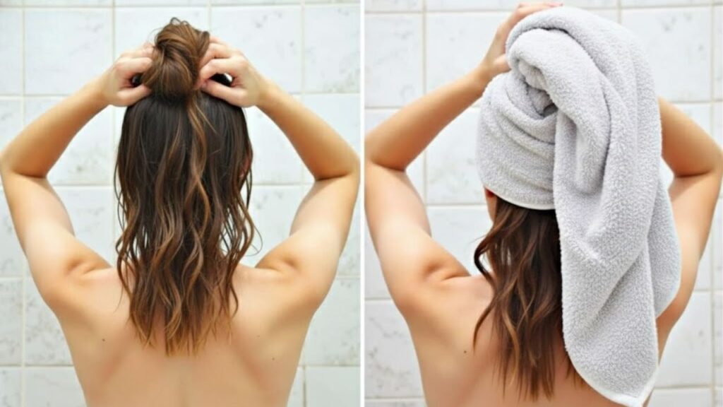 Stop Rubbing Hair With a Rough Towel