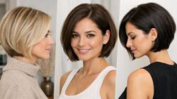 Tucked Bob Hairstyles Add Volume to Fine Hair With Minimal Styling Effort