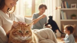 What are the benefits of having a cat at home?