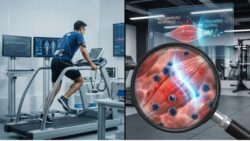 Intensive training reveals an unexpected effect against autoimmune muscle diseases