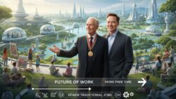 A Nobel Prize–winning physicist agrees with Elon Musk and Bill Gates about the future, predicting more free time but far fewer traditional jobs