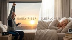 After 60, is it better to wake up early or sleep longer ?