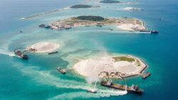 By dumping tonnes of sand into the ocean for more than a decade, China has managed to create entirely new islands from scratch