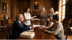 Father splits assets in his will equally among his two daughters and son, wife says it’s not fair because of wealth inequality