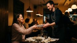 What it really means when you help the waiter clear the table, according to psychology