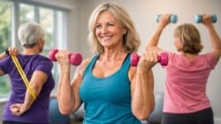 Women over 55 benefit from daily arm moves that tighten flab and support stronger posture