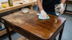 A microfiber cloth soaked in this simple homemade solution can restore old wooden furniture to an almost brand-new finish, according to restoration experts