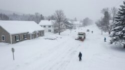 Winter storm warning issued as up to 70 inches of snow could fall, a volume rarely associated with a single winter event