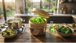 Neither boiled nor raw : the best way to cook broccoli to preserve maximum antioxidant vitamins