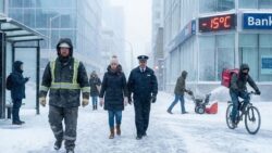 Why some people still go to work in freezing weather