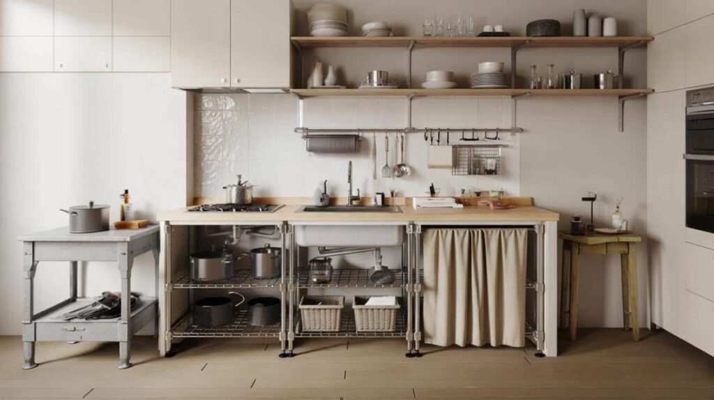 Goodbye kitchen cabinets