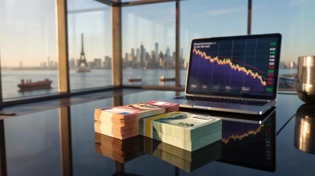 dollar is sliding against the euro