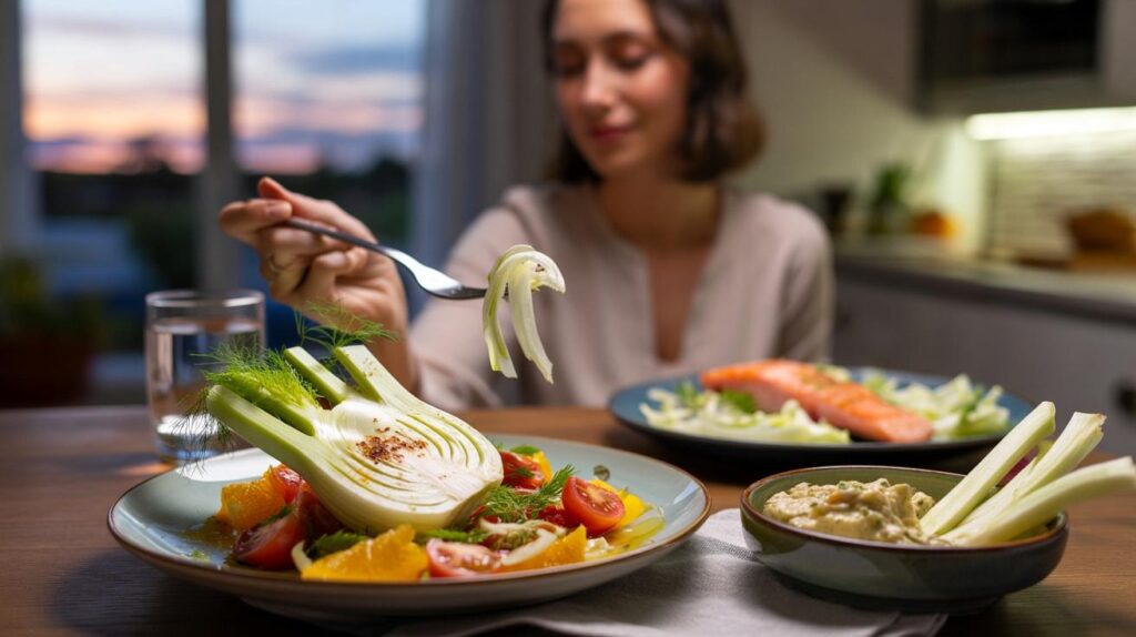 eat raw fennel for dinner