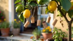 Why gardeners hang cork stoppers on lemon branches