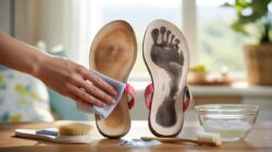 Goodbye footprint marks on your sandals: the trick to erase them and make them look new again