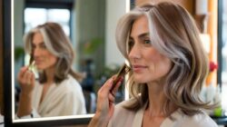 Goodbye hair dyes : the new trend that covers grey hair and helps you look younger emerging