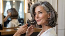 Gray hair: here is the haircut that rejuvenates the face the most with salt and pepper hair, according to an expert