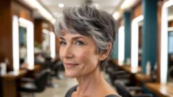Gray hair: the “micro contour crop” is the ideal short haircut to rejuvenate salt and pepper hair after 50